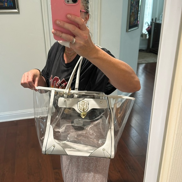 Clear stadium bag. baseball. Softball. basketball. Tennis. Lacrosse. Gymnastics - Picture 1 of 8